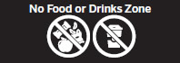 No Food or Drinks Zone