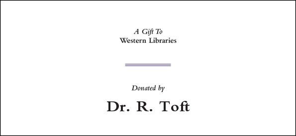 Digital Bookplate for this donation