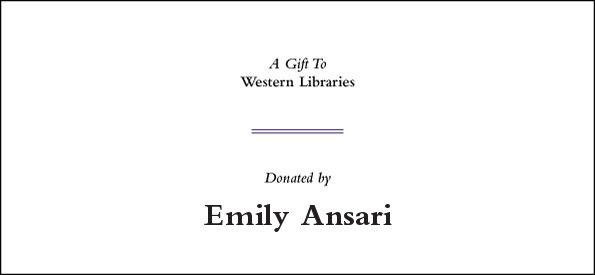 Digital Bookplate for this donation