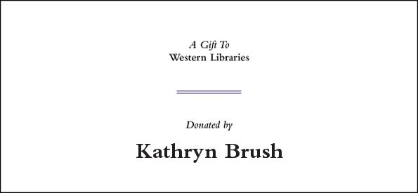 Digital Bookplate for this donation