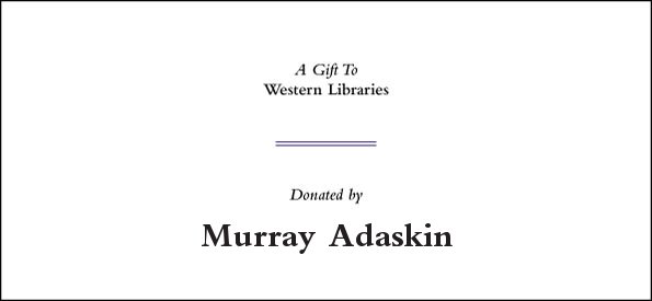 Digital Bookplate for this donation