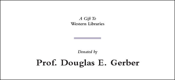 Digital Bookplate for this donation