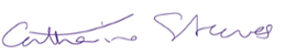 Catherine Steeves' signature