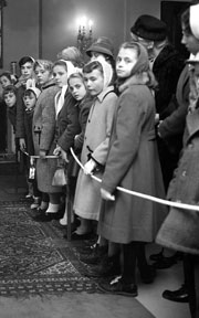 Official opening of Eldon House to the public. London Free Press Collection of Photographic Negatives, March 11, 1961