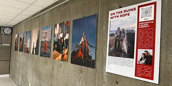 A gallery wall in Weldon