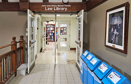 Entrance to the Law Library
