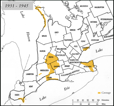 1931 to 1945 coverage