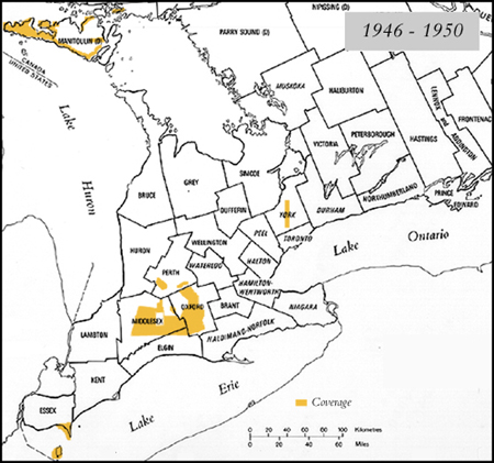 1946 to 1950 coverage