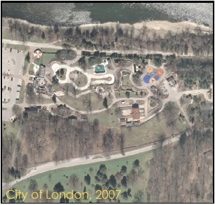 Storybook Gardens aerial view from 2007