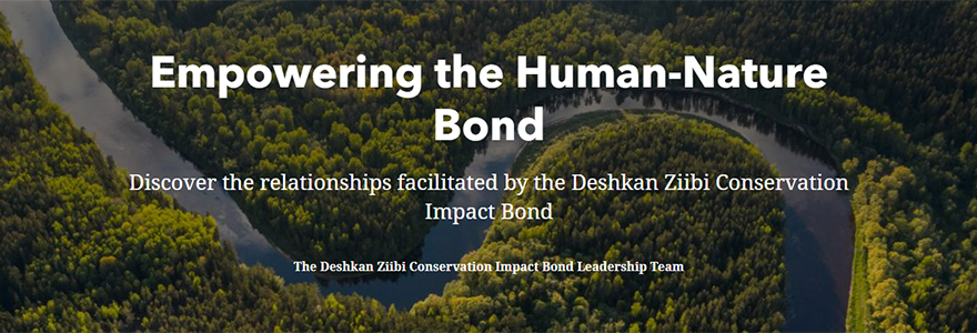 Screenshot of the Empowering the Human-Nature Bond StoryMap