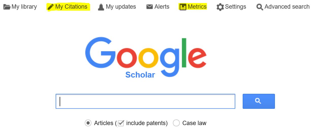  google scholar main logo useage