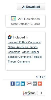 Schoarship@Western Altmetric badge image