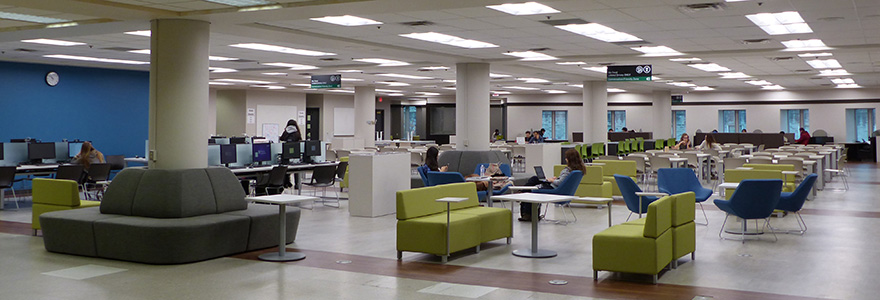 Main floor of the Taylor Library