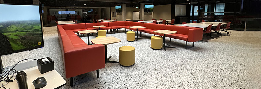 Photo of seating area in Scholars Lab