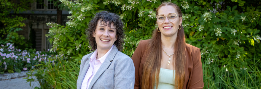 Heather Campbell and Ashley McKeown